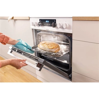 Gorenje KS6350WF fehér, szabadonálló, gáz, kombinált, főzőzóna: 4, sütő:71L, grill, tűzhely