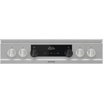 Gorenje KS6350XF inox, szabadonálló, gáz, kombinált, főzőzóna: 4, sütő:71L, grill, tűzhely