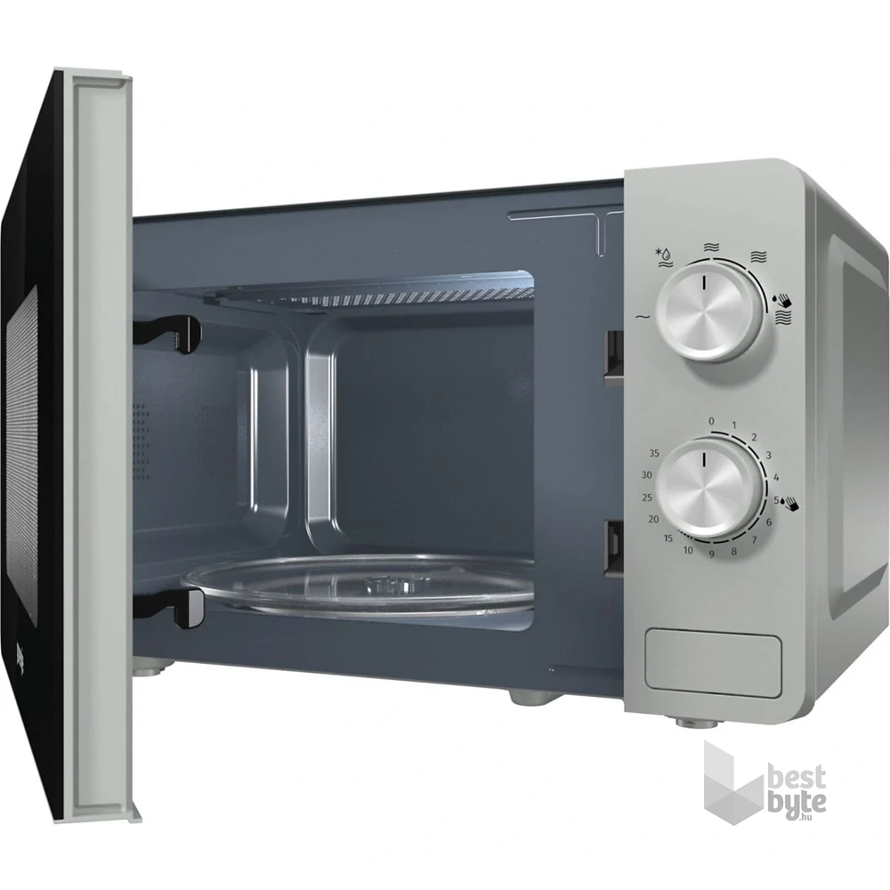 Gorenje MO17E1S 700W 17L ezüst mikrohullámú sütő