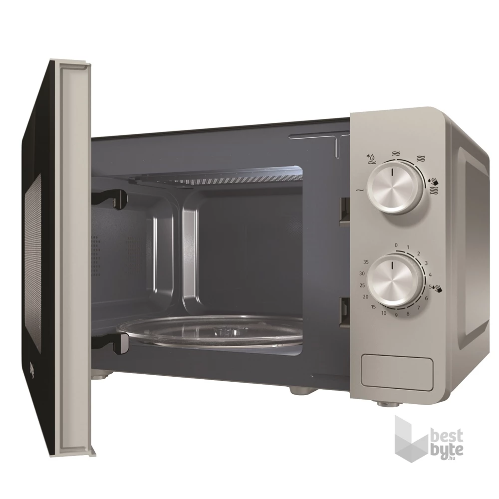 Gorenje MO17E1S 700W 17L ezüst mikrohullámú sütő