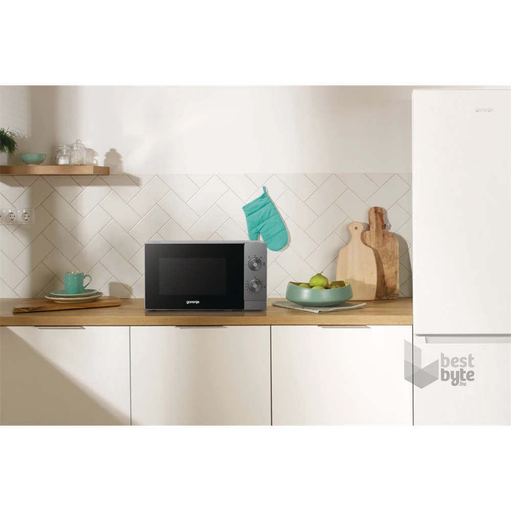 Gorenje MO20E1T4 700W 20L szürke mikrohullámú sütő