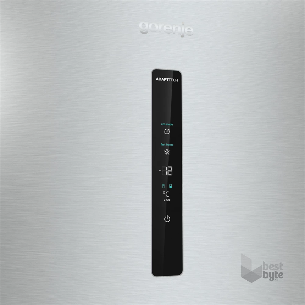 Gorenje N6A2XL4 inox, alulfagyasztós, Hűtő:204L, Fagyasztó:96L, No frost Plus hűtőszekrény