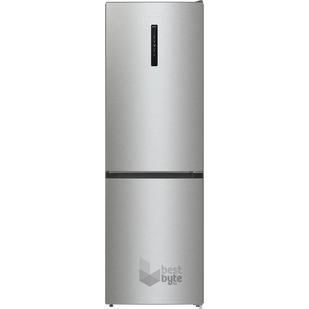 Gorenje N6A2XL4 inox, alulfagyasztós, Hűtő:204L, Fagyasztó:96L, No frost Plus hűtőszekrény