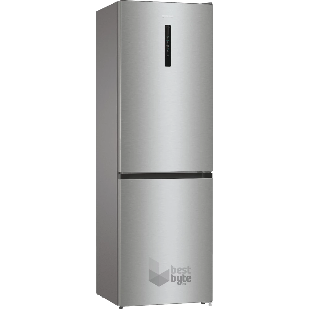 Gorenje N6A2XL4 inox, alulfagyasztós, Hűtő:204L, Fagyasztó:96L, No frost Plus hűtőszekrény