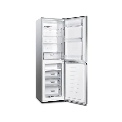Gorenje NRK418DCS4 szürke, alulfagyasztós, Hűtő:171L, Fagyasztó:85L, No frost hűtőszekrény