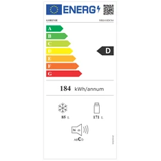 Gorenje NRK418DCS4 szürke, alulfagyasztós, Hűtő:171L, Fagyasztó:85L, No frost hűtőszekrény