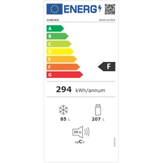 Gorenje NRK6181PS4 alulfagyasztós hűtőszekrény