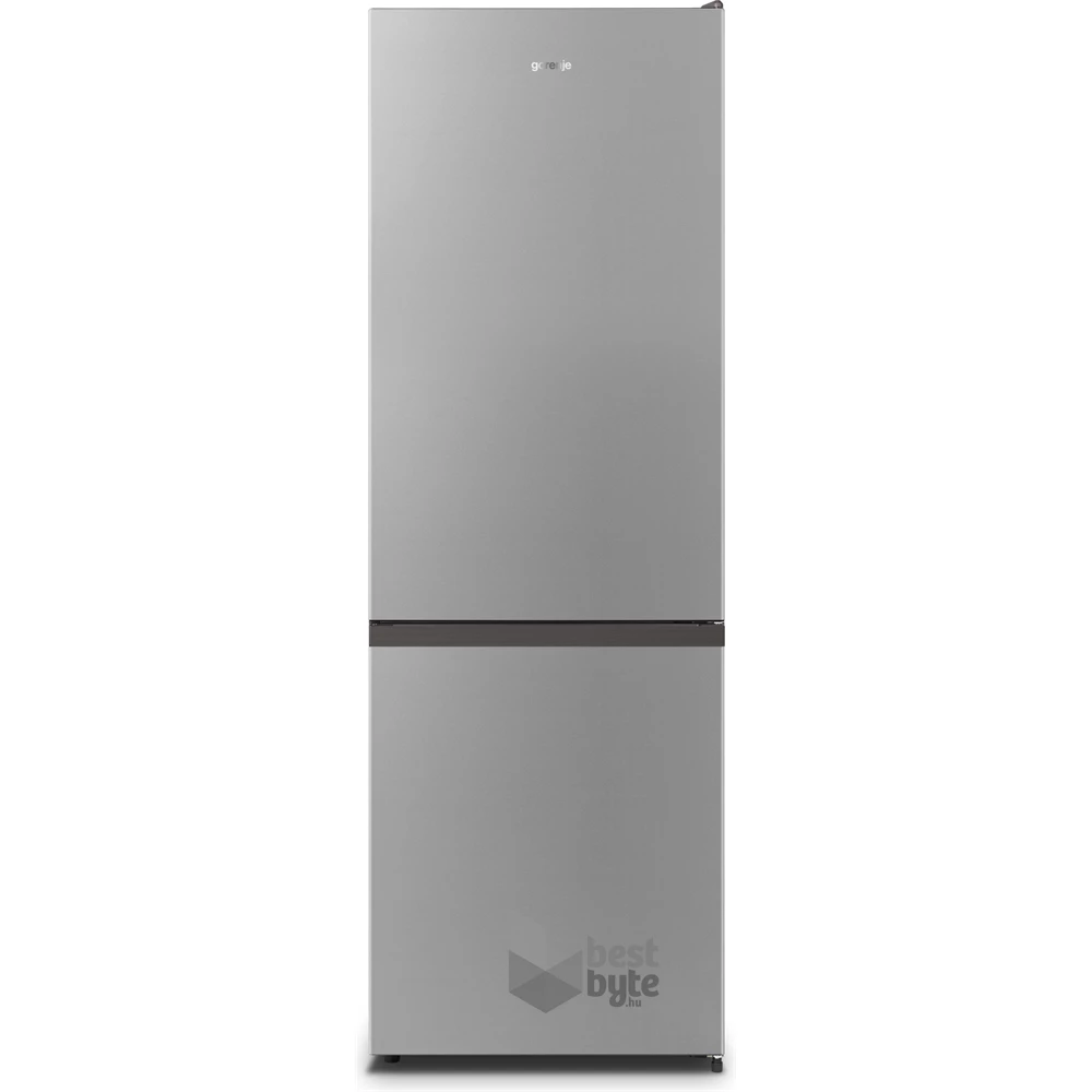 Gorenje NRK6181PS4 szürke, alulfagyasztós, Hűtő:215L, Fagyasztó:97L, No frost hűtőszekrény
