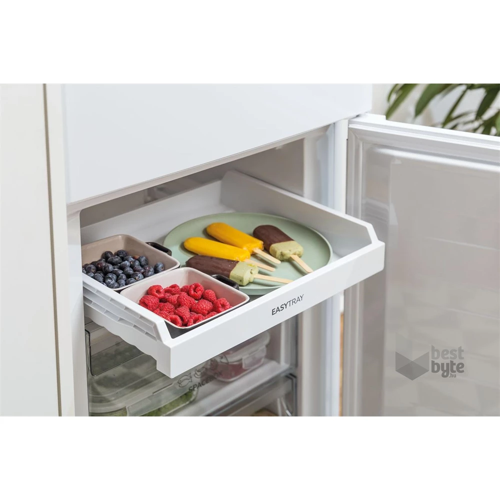 Gorenje NRK6191PW4 fehér, alulfagyasztós, Hűtő:204L, Fagyasztó:96L, No frost Plus hűtőszekrény