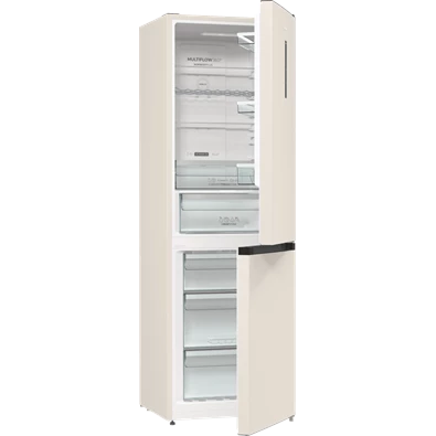 Gorenje NRK6192AC4 bézs, alulfagyasztós, Hűtő:204L, Fagyasztó:96L, No frost Plus hűtőszekrény