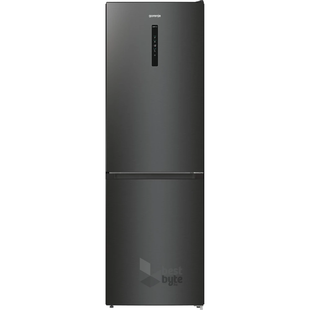 Gorenje NRK619EABXL4 fekete, alulfagyasztós, Hűtő:204L, Fagyasztó:96L, No frost Plus hűtőszekrény