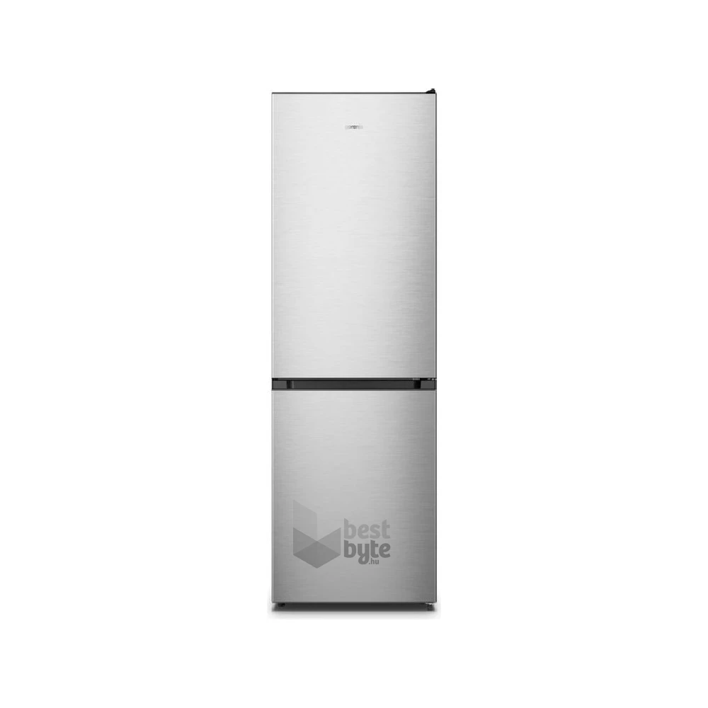 Gorenje NRK619EPXL4 inox, alulfagyasztós, Hűtő:207L, Fagyasztó:97L, No frost Plus hűtőszekrény
