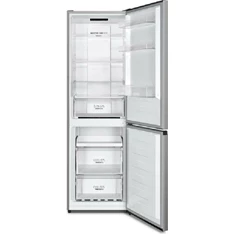 Gorenje NRK619EPXL4 inox, alulfagyasztós, Hűtő:207L, Fagyasztó:97L, No frost Plus hűtőszekrény