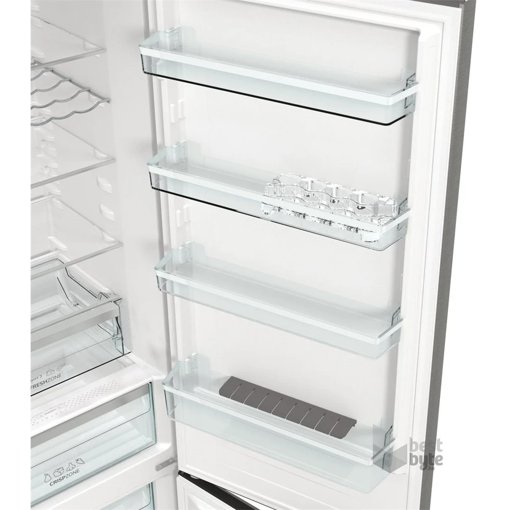 Gorenje NRK6202AXL4 alulfagyasztós, Hűtő:235L, Fagyasztó:96L, NoFrost Plus hűtőszekrény