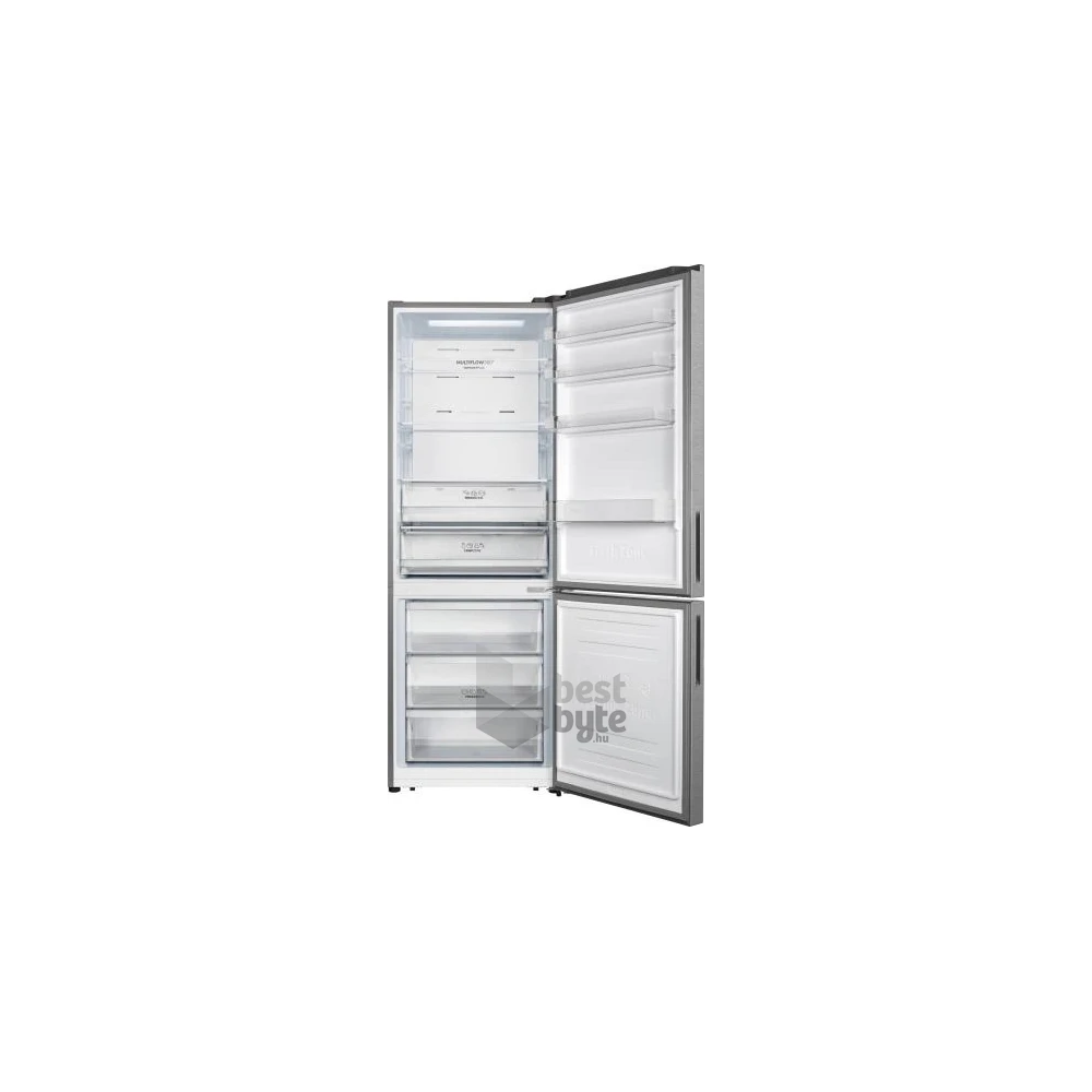 Gorenje NRK720EAXL4 szürke, alulfagyasztós, Hűtő:345L, Fagyasztó:150L, hűtőszekrény
