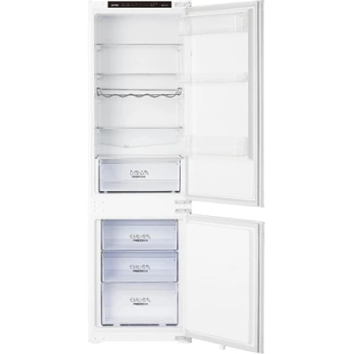 Gorenje NRKI4182P1 fehér, alulfagyasztós, beépíthető, Hűtő:183L, Fagyasztó:63L, No frost hűtőszekrény