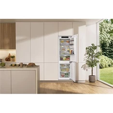 Gorenje NRKI517E62WF fehér, alulfagyasztós, beépíthető, Hűtő:176L, Fagyasztó:76L, No frost hűtőszekrény