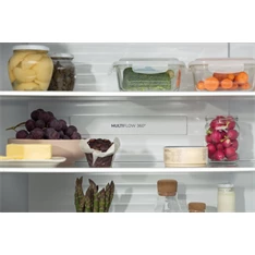 Gorenje NRM8181MX Multi Door szürke, Side-by-Side, Hűtő:256L, Fagyasztó:149L, No frost hűtőszekrény