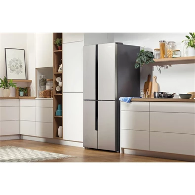 Gorenje NRM8181MX Multi Door szürke, Side-by-Side, Hűtő:256L, Fagyasztó:149L, No frost hűtőszekrény