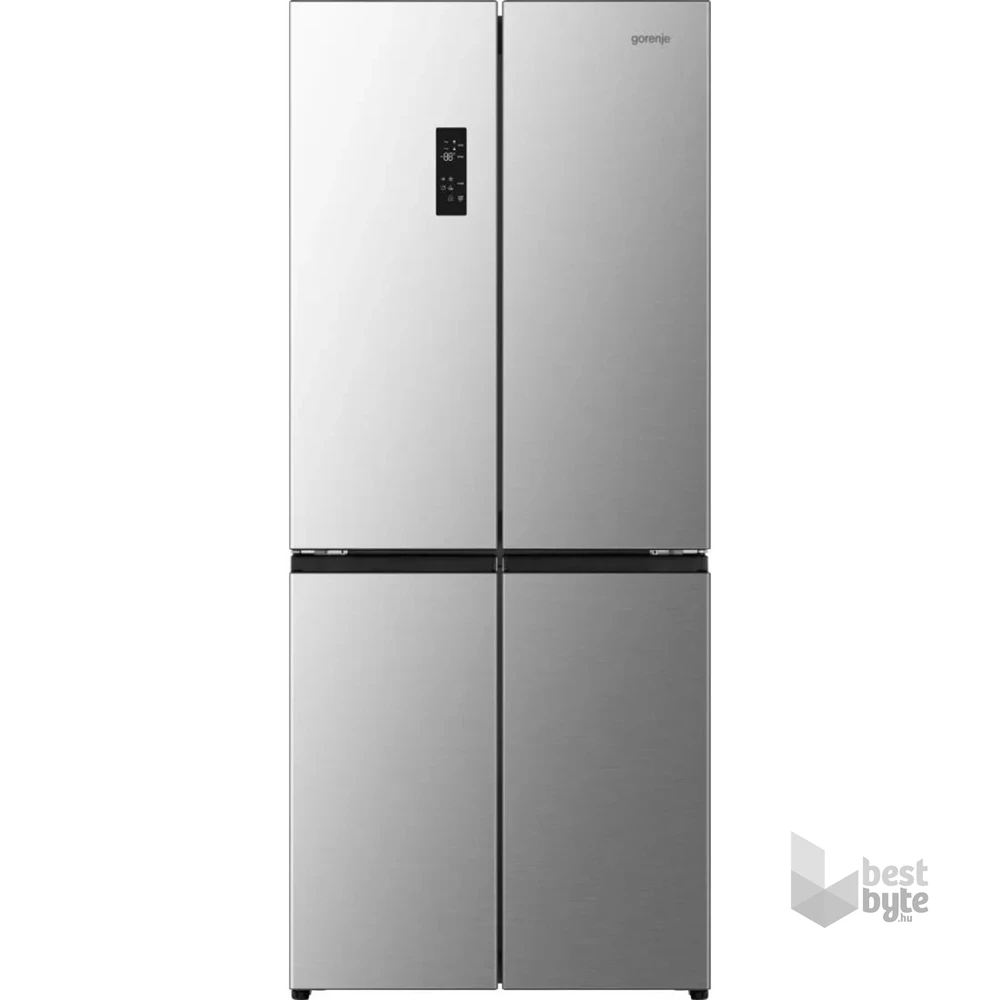 Gorenje NRM819E61X szürke, multidoor, Hűtő:311L, Fagyasztó:149L, No Frost Plus, hűtőszekrény