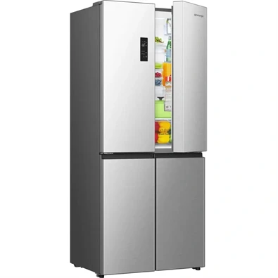 Gorenje NRM819E61X szürke, multidoor, Hűtő:311L, Fagyasztó:149L, No Frost Plus, hűtőszekrény