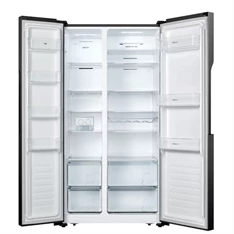 Gorenje NRS918EMB Side-by-side fekete hűtőszekrény