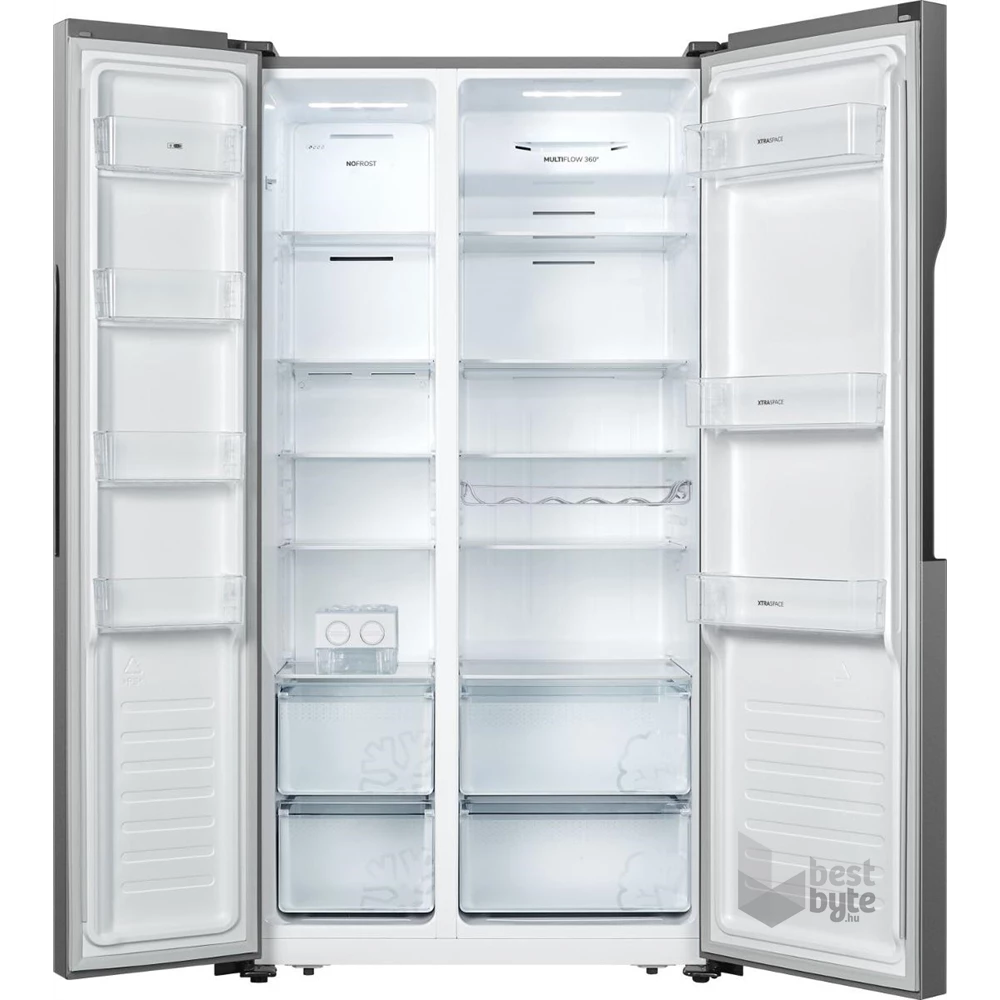 Gorenje NRS918EMX side by side hűtőszekrény