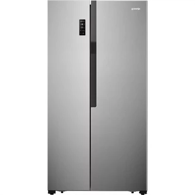 Gorenje NRS918FMX szürke, Side-by-Side, Hűtő:334L, Fagyasztó:185L, No frost Plus hűtőszekrény