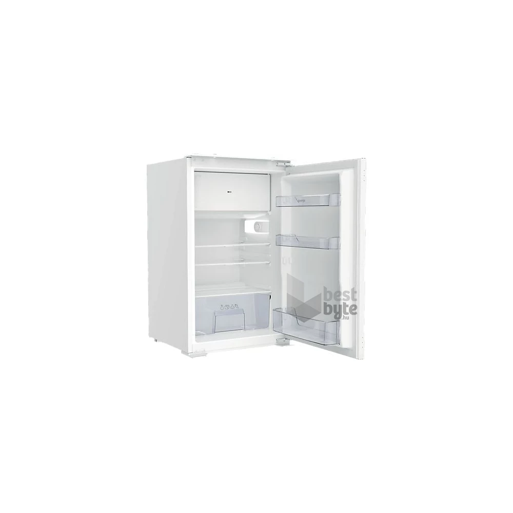 Gorenje RBI409EP1 fehér, egyajtós, beépíthető, Hűtő:104L, hűtőszekrény
