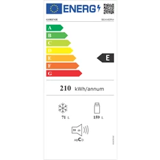 Gorenje RK416EPS4 alulfagyasztós hűtőszekrény