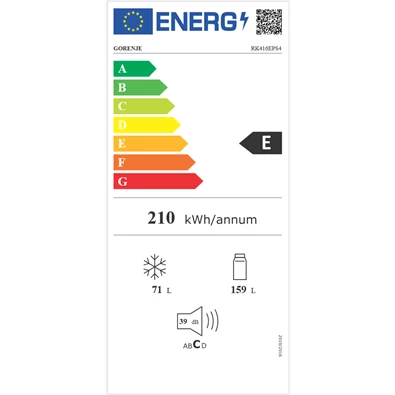 Gorenje RK416EPS4 alulfagyasztós hűtőszekrény