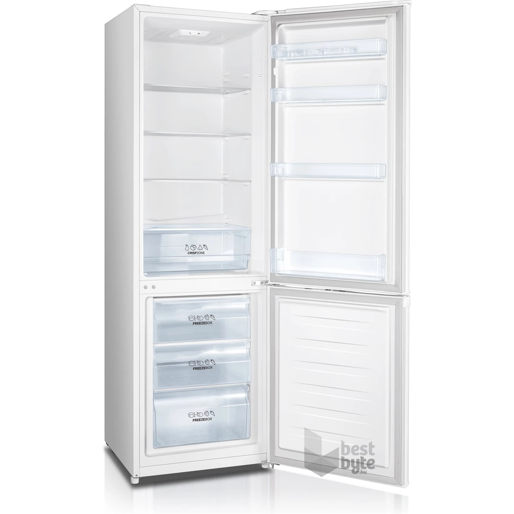 Gorenje RK4181PW4 fehér, alulfagyasztós, Hűtő:198L, Fagyasztó:71L, hűtőszekrény