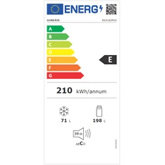 Gorenje RK4182PS4 inox alulfagyasztós hűtőszekrény