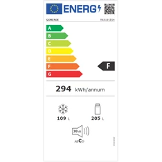 Gorenje RK6191ES4 inox alulfagyasztós hűtőszekrény