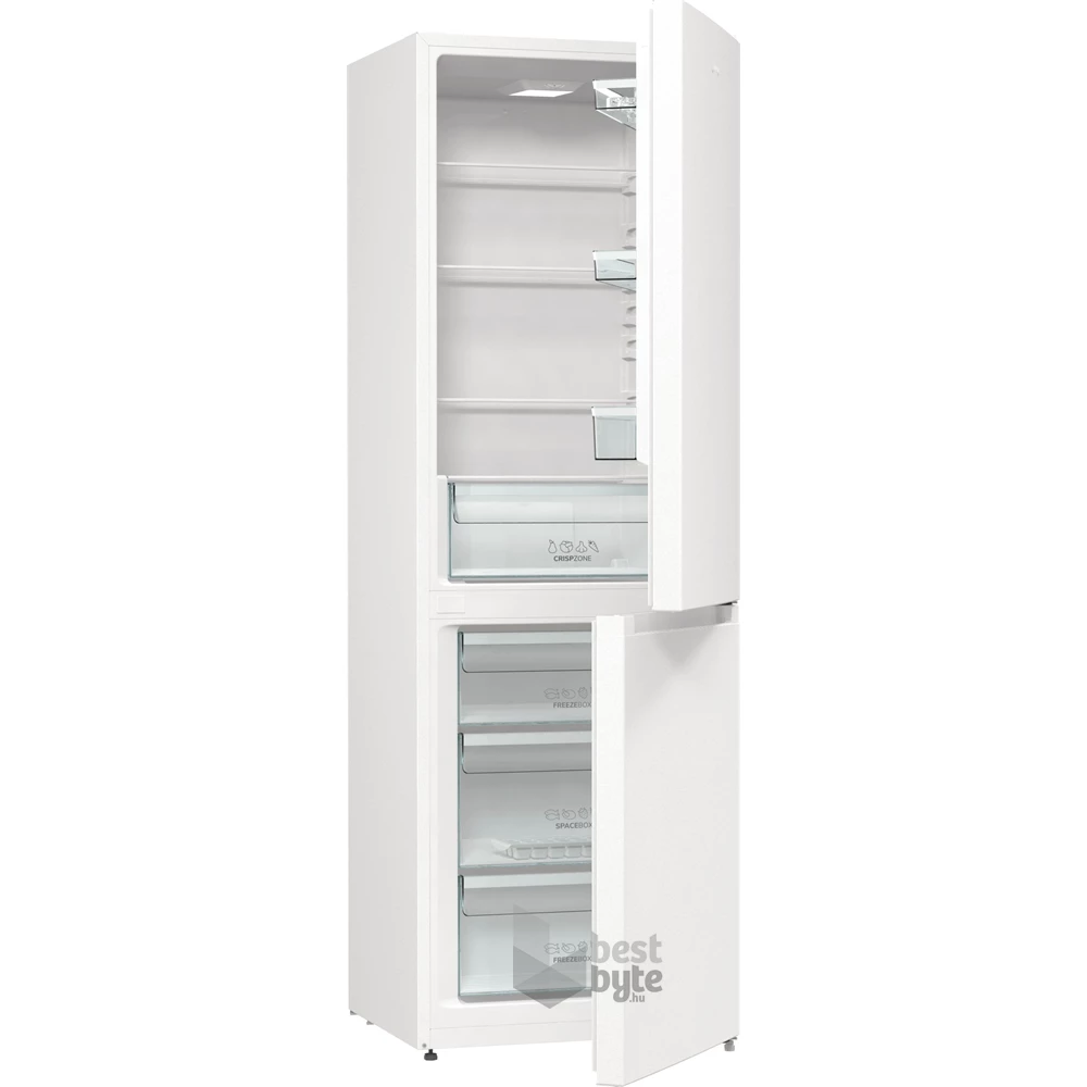 Gorenje RK6191EW4 fehér, alulfagyasztós, Hűtő:205L, Fagyasztó:109L, hűtőszekrény