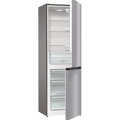 Gorenje RK6192ES4 fémszürke, alulfagyasztós, Hűtő:208L, Fagyasztó:112L, hűtőszekrény