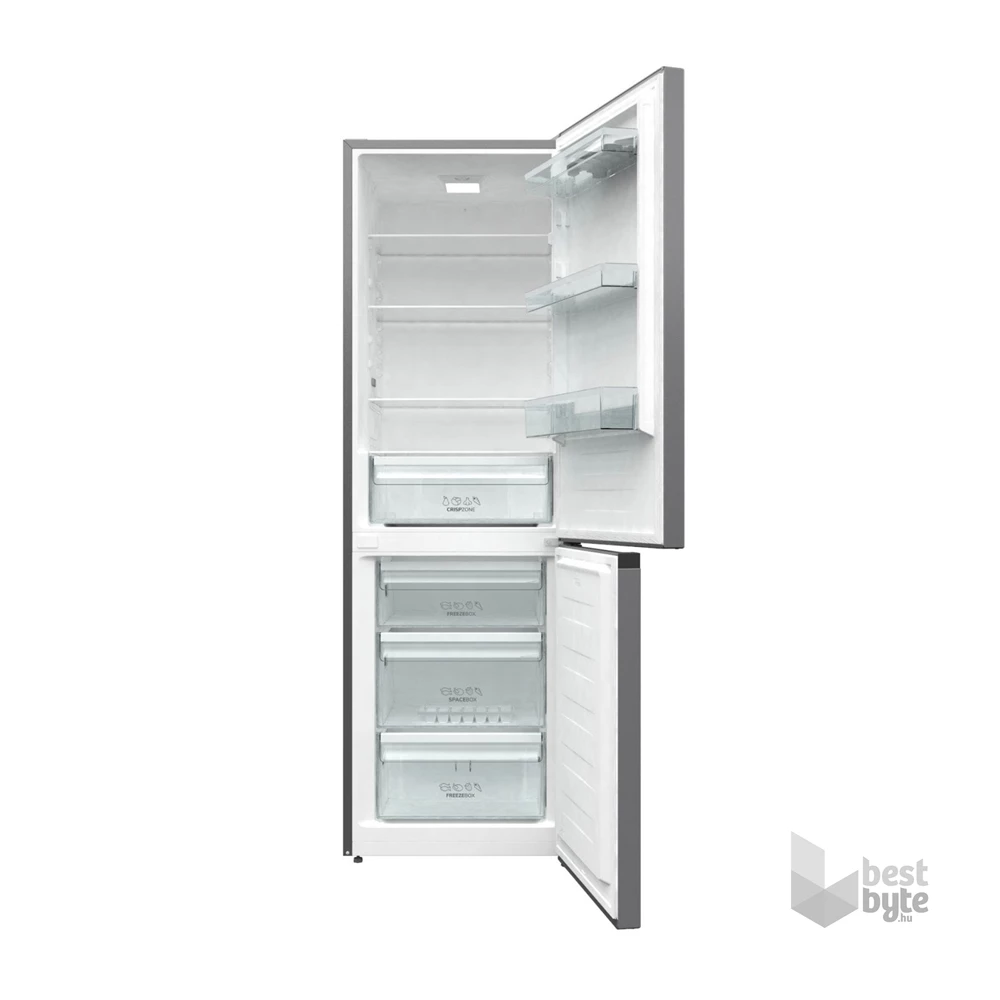 Gorenje RK6192ES4 fémszürke, alulfagyasztós, Hűtő:208L, Fagyasztó:112L, hűtőszekrény