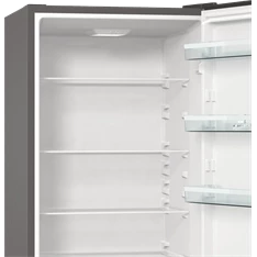 Gorenje RK6202ES4 inox, alulfagyasztós, Hűtő:239L, Fagyasztó:110L, FrostLess hűtőszekrény