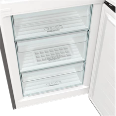 Gorenje RK6202ES4 inox, alulfagyasztós, Hűtő:239L, Fagyasztó:110L, FrostLess hűtőszekrény