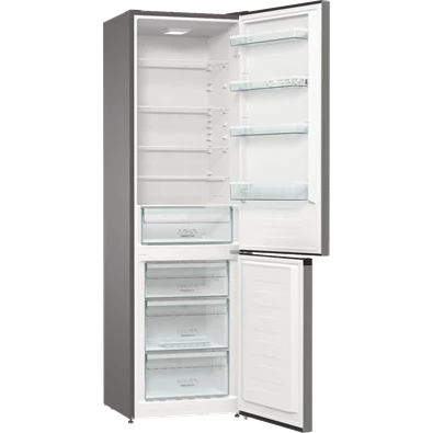 Gorenje RK6202ES4 inox, alulfagyasztós, Hűtő:239L, Fagyasztó:110L, FrostLess hűtőszekrény