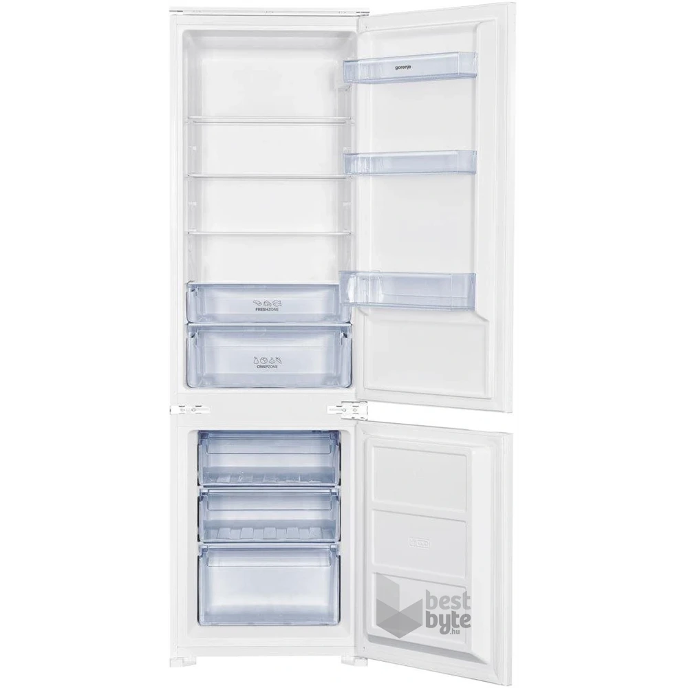 Gorenje RKI517EP1 beépíthető,alulfagyasztós, Hűtő:183L, Fagyasztó:67L, hűtőszekrény