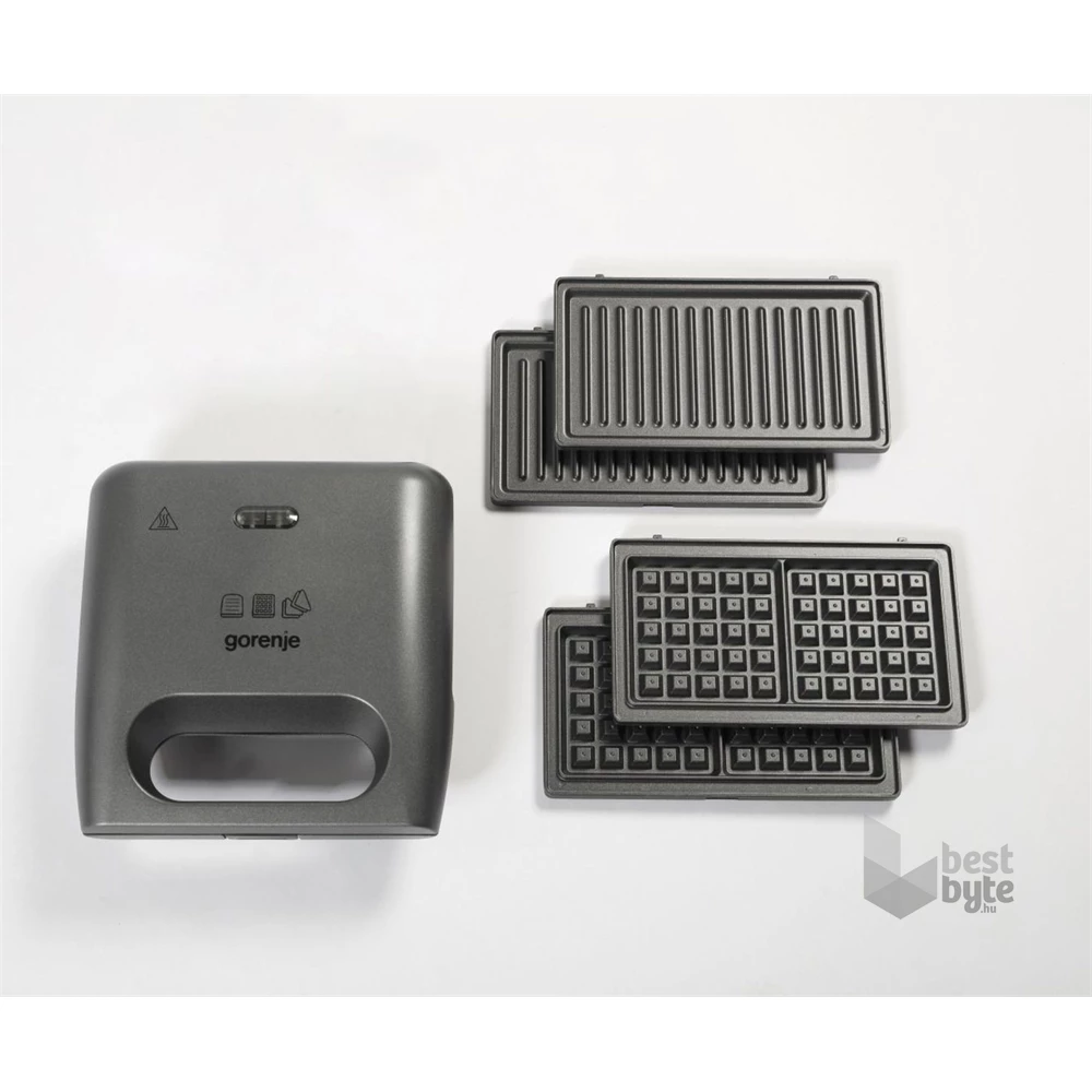 Gorenje SM703GCG 3in1 ezüst gorfi - grill/panini - szendvicssütő