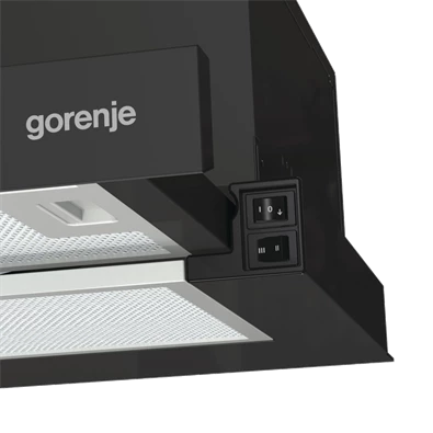 Gorenje TH60E3B fekete teleszkópos páraelszívó