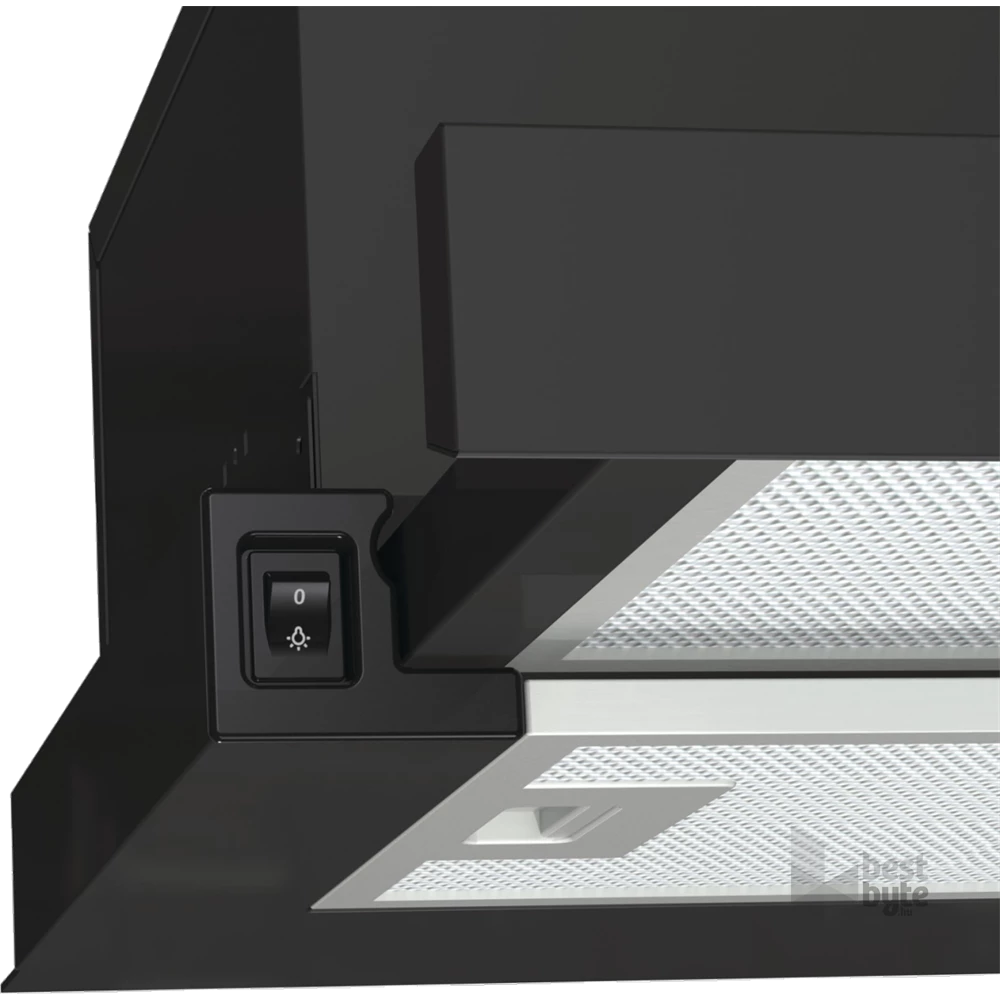 Gorenje TH60E3B fekete, szabadonálló, hagyományos, méret:60 cm, teleszkópos, zajszint:67 dB, páraelszívó