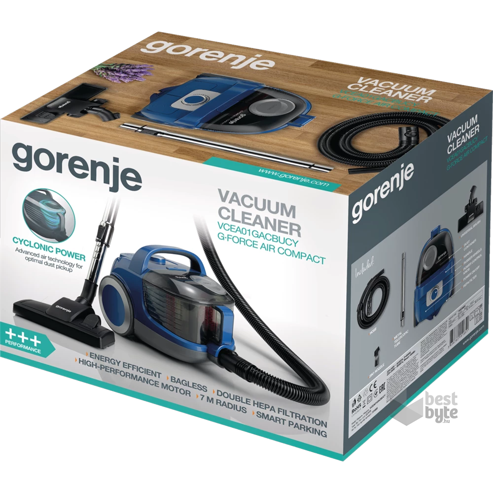 Gorenje VCEA01GACBUCY porzsák nélküli porszívó