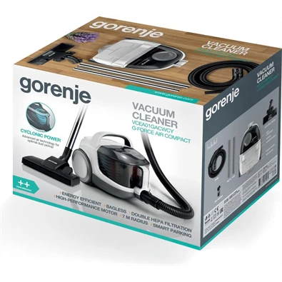Gorenje VCEA01GACWCY porzsák nélküli porszívó (Újszerű)