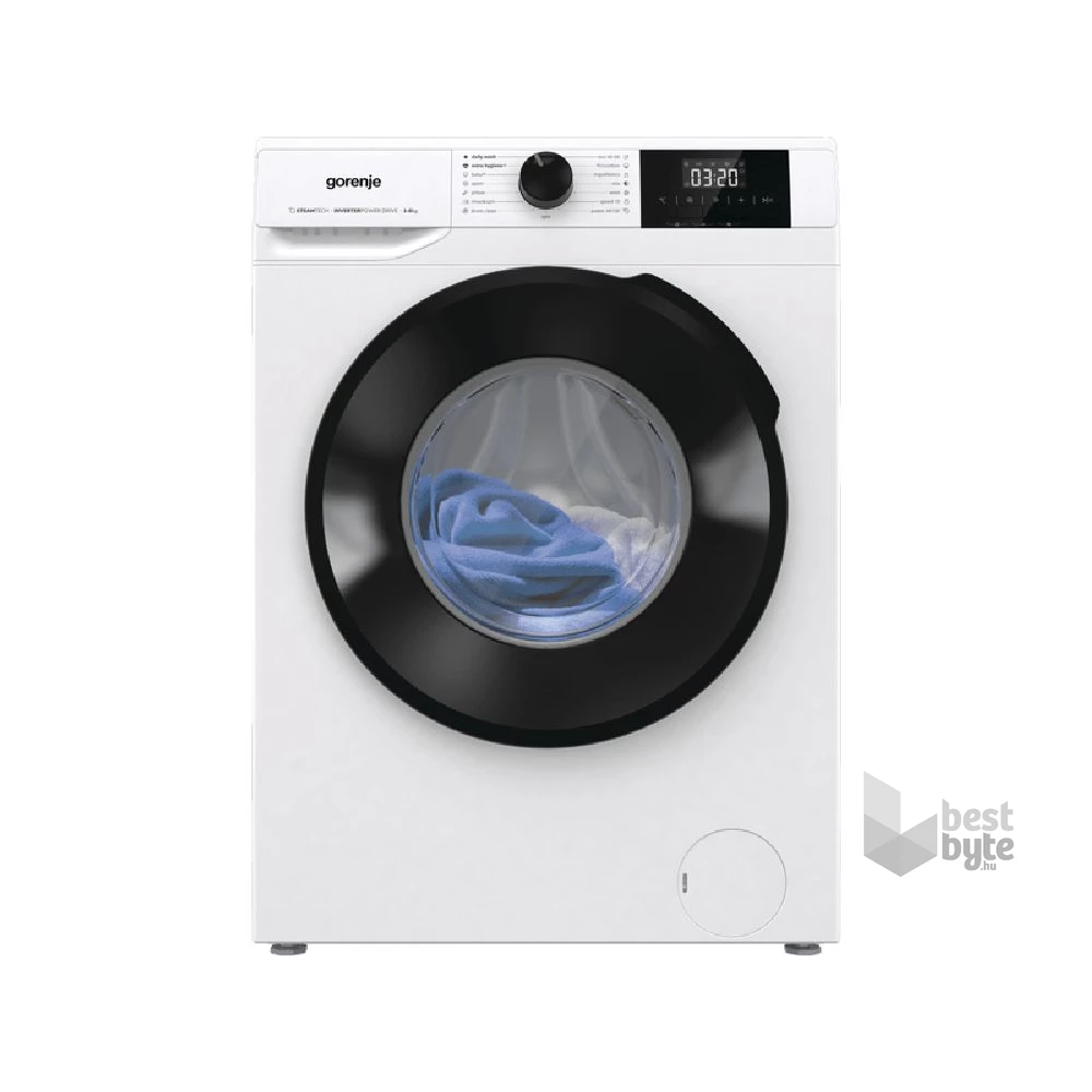 Gorenje W1NGPI61SBS fehér, elöltöltős, max.1000ford., 6 kg, mosógép