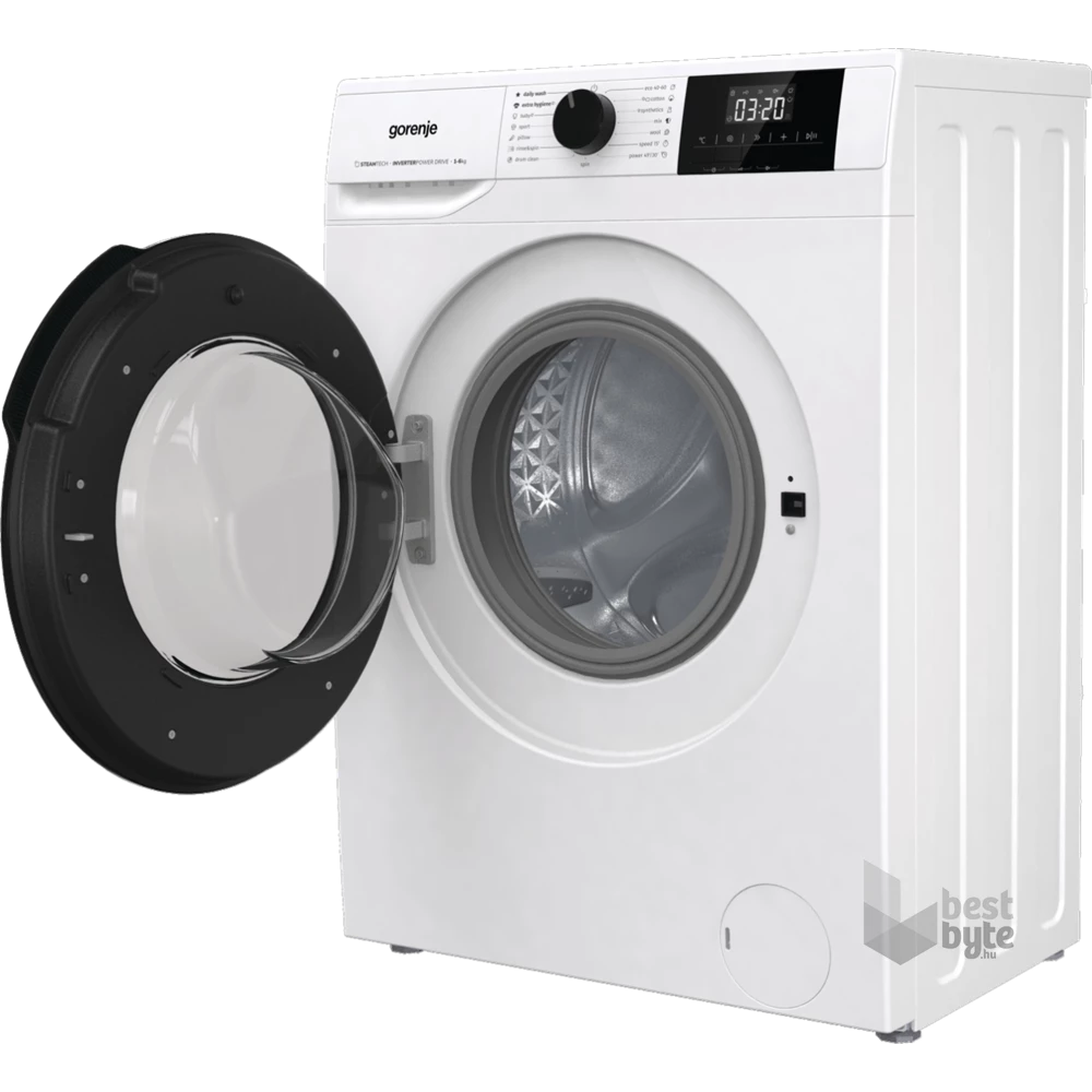 Gorenje W1NGPI61SBS fehér, elöltöltős, max.1000ford., 6 kg, mosógép