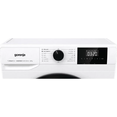 Gorenje W3NGPI72SBS fehér, elöltöltős, keskeny, max.1200ford., 7 kg, mosógép