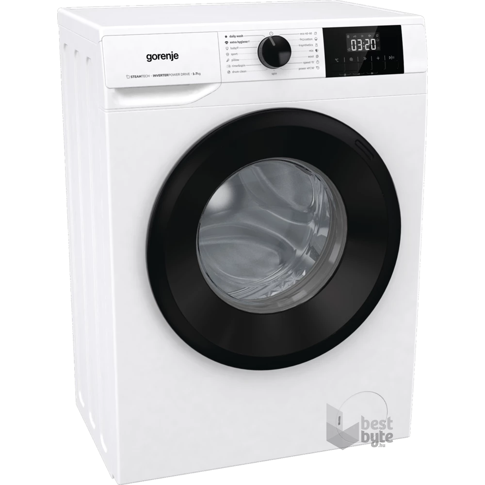 Gorenje W3NGPI72SBS fehér, elöltöltős, keskeny, max.1200ford., 7 kg, mosógép